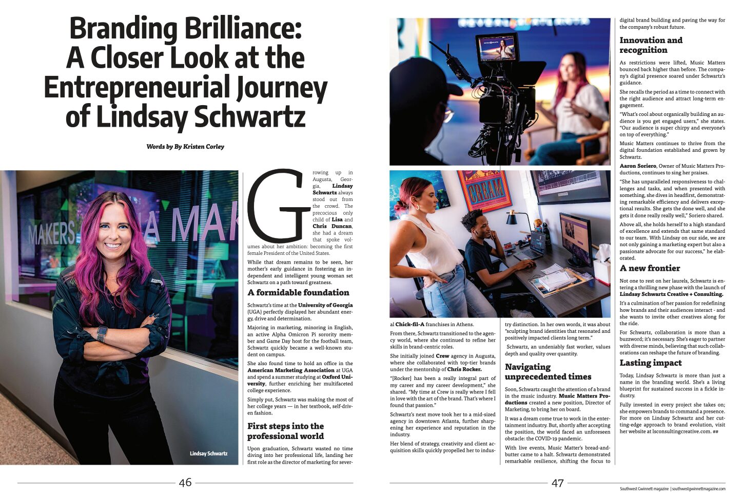 Branding Brilliance: A Closer Look at the Entrepreneurial Journey of Lindsay Schwartz
